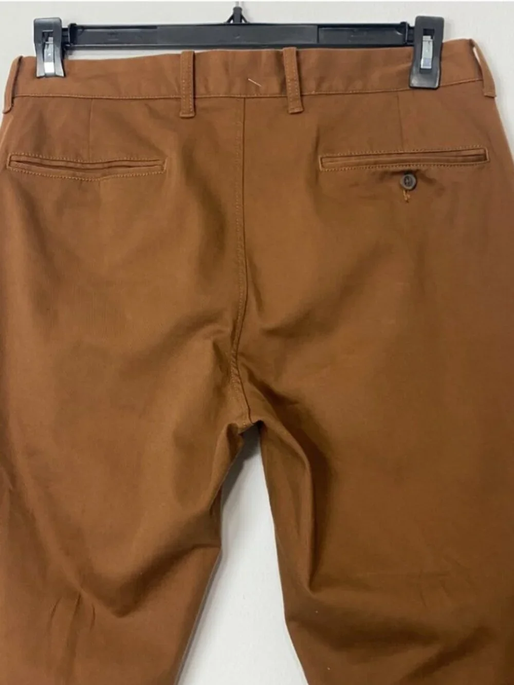 J. Crew Men Mercantile Flex Chino Pants Rust Straight Leg Cotton Size 32 x 32